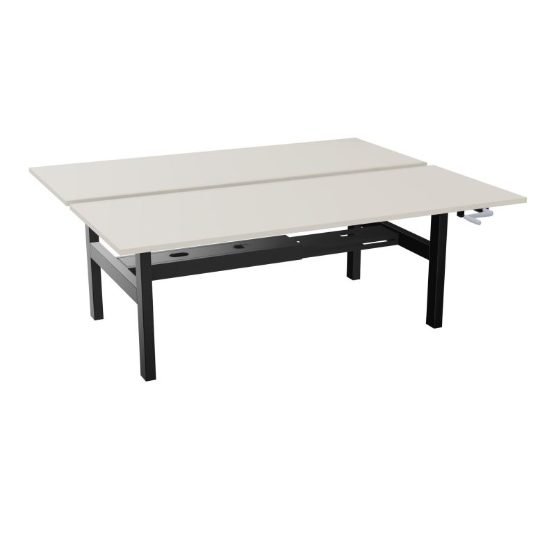 AXEL 2 BENCH 2 x RECT. L200XP80 PP OBT - SYST. MANIVELLE N5 SG