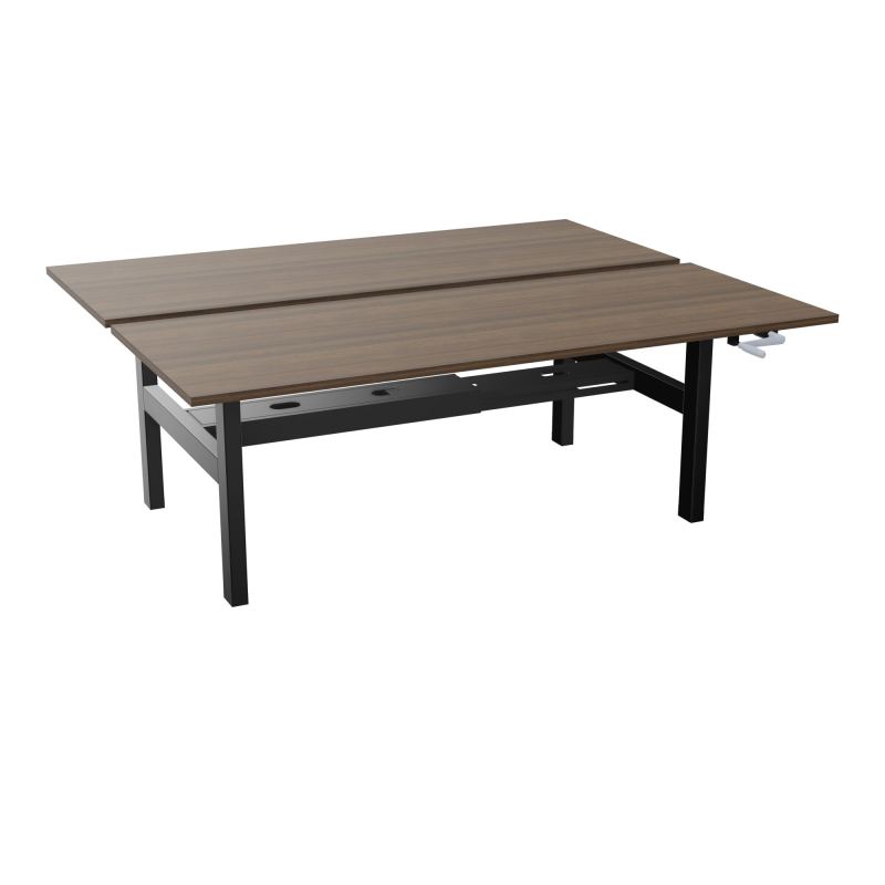 AXEL 2 BENCH 2 x RECT. L200XP80 PP OBT - SYST. MANIVELLE N6 SG