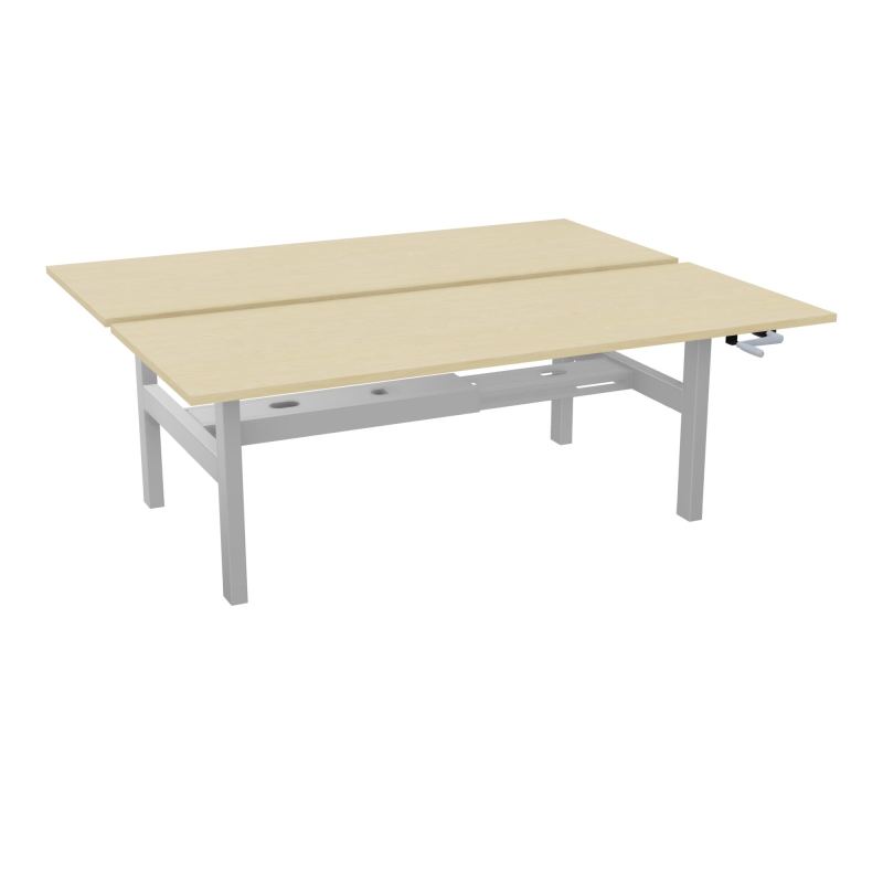 AXEL 2 BENCH 2 x RECT. L200XP80 PP OBT - SYST. MANIVELLE N8 Z4