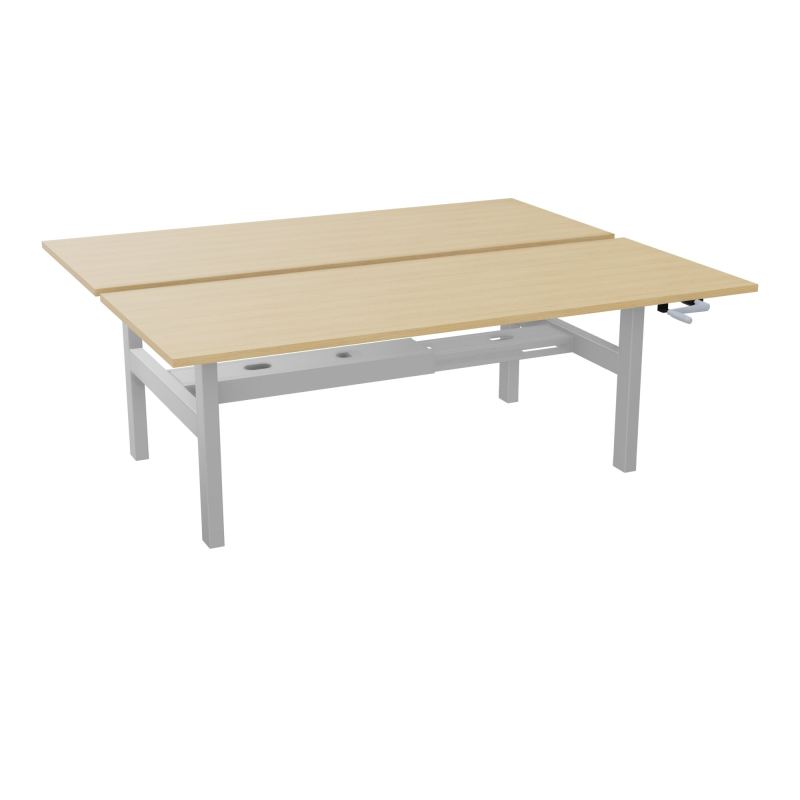 AXEL 2 BENCH 2 x RECT. L200XP80 PP OBT - SYST. MANIVELLE R1 Z4