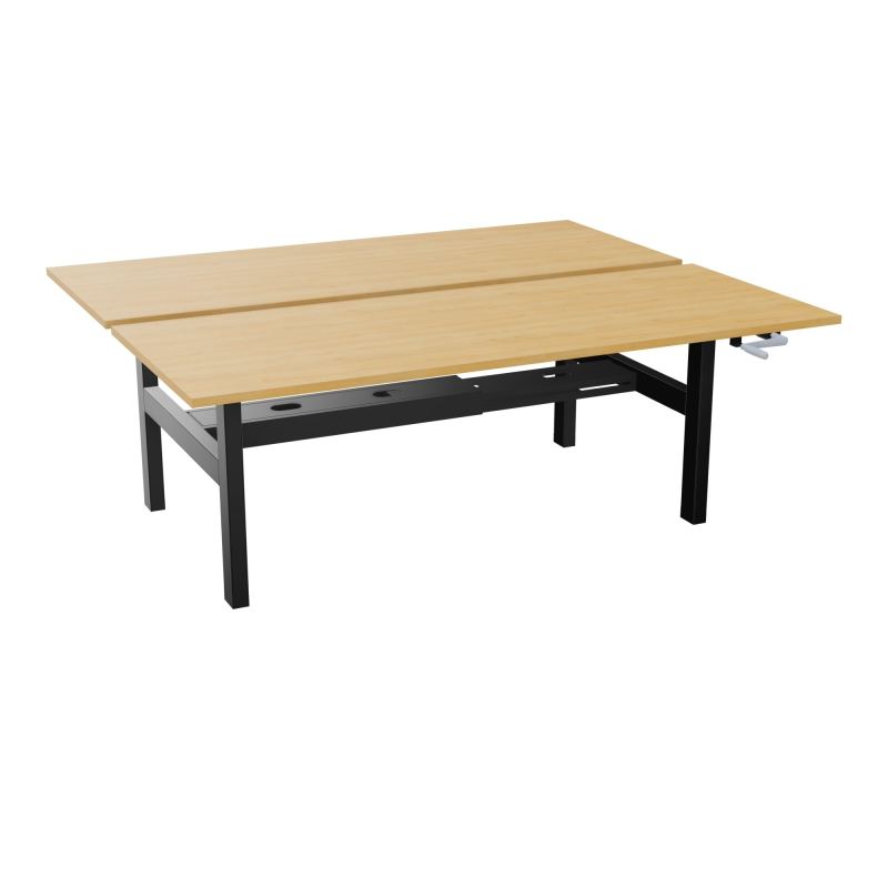 AXEL 2 BENCH 2 x RECT. L200XP80 PP OBT - SYST. MANIVELLE R5 SG
