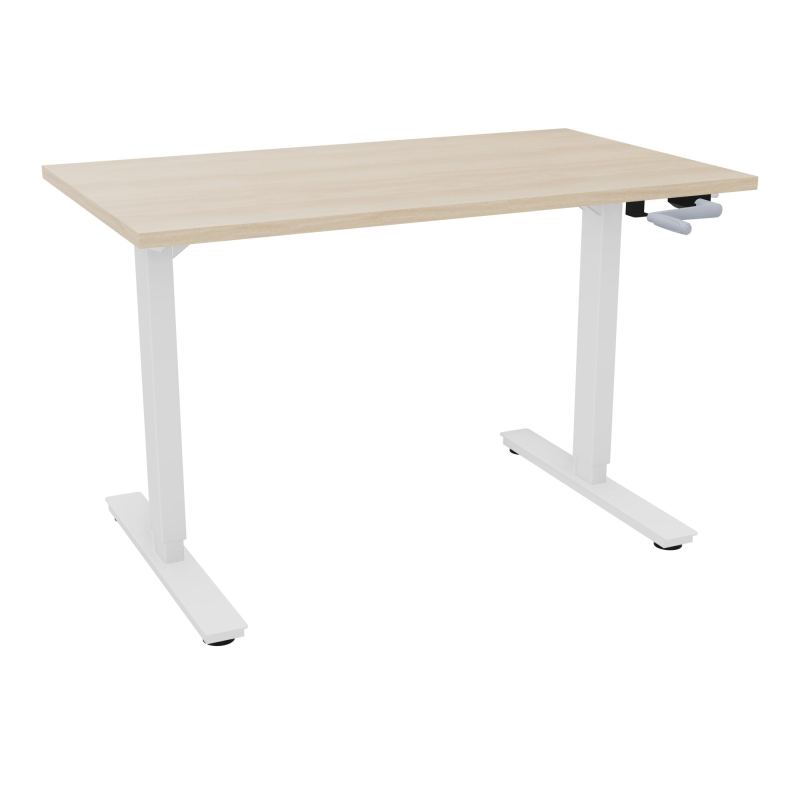 AXEL 2 BUREAU RECT 120X70 PPOBT - SYST. MANIVELLE  RZ SO