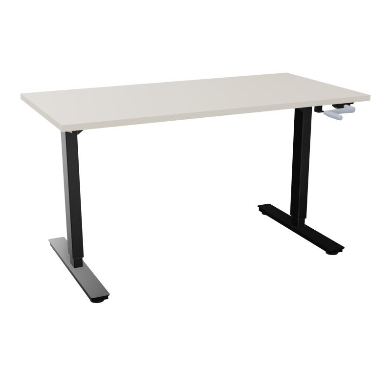 AXEL 2 BUREAU RECT 140X70 PPOBT - SYST. MANIVELLE  N5 SG