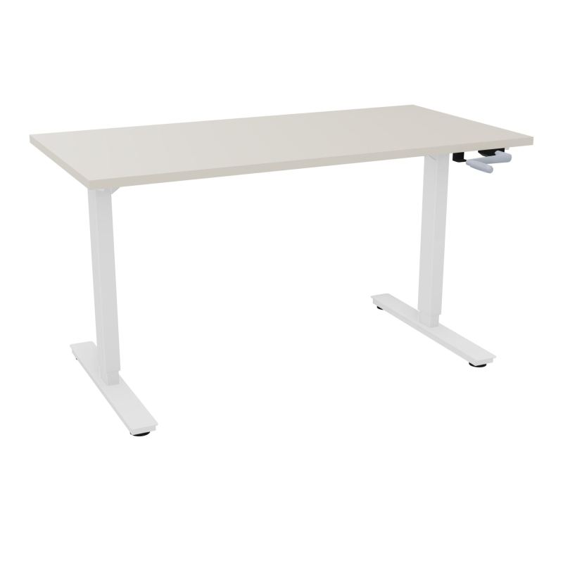 AXEL 2 BUREAU RECT 140X70 PPOBT - SYST. MANIVELLE  N5 SO