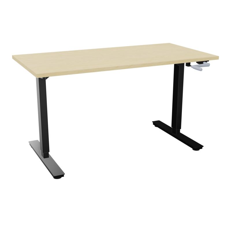 AXEL 2 BUREAU RECT 140X70 PPOBT - SYST. MANIVELLE  N8 SG