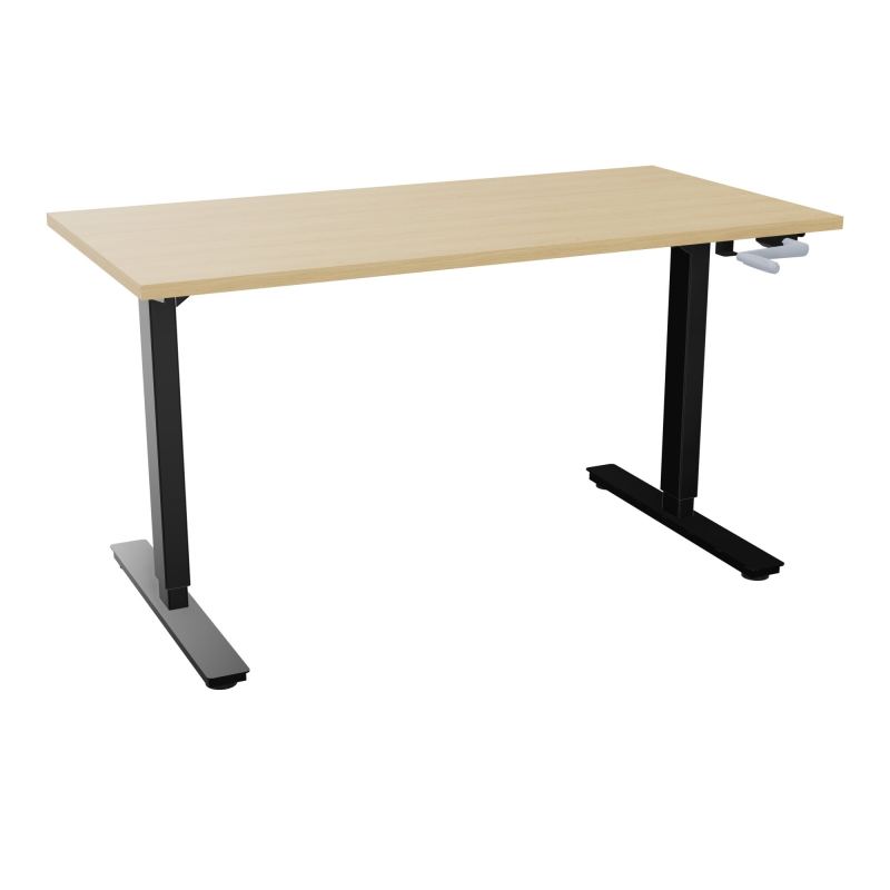 AXEL 2 BUREAU RECT 140X70 PPOBT - SYST. MANIVELLE  R1 SG