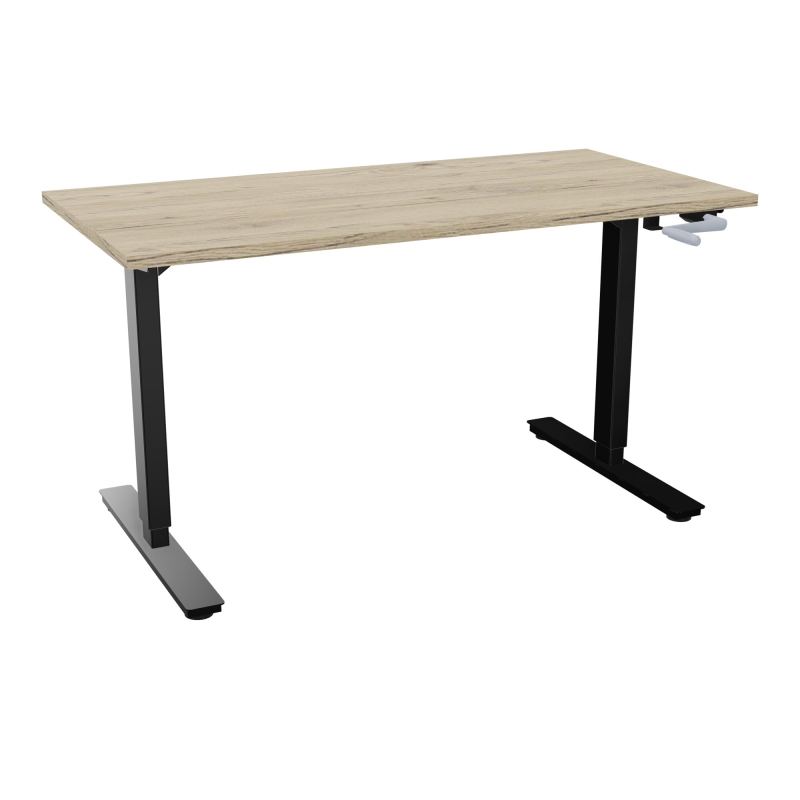 AXEL 2 BUREAU RECT 140X70 PPOBT - SYST. MANIVELLE  R3 SG