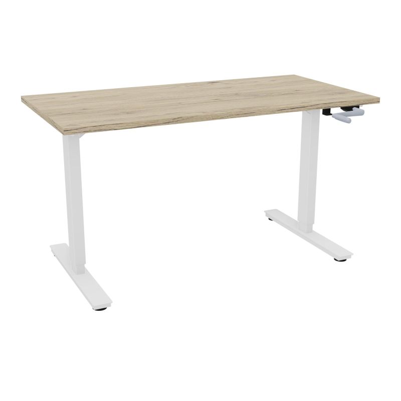 AXEL 2 BUREAU RECT 140X70 PPOBT - SYST. MANIVELLE  R3 SO