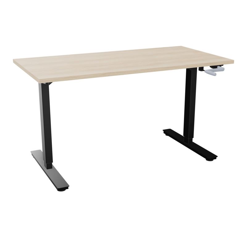 AXEL 2 BUREAU RECT 140X70 PPOBT - SYST. MANIVELLE  RZ SG