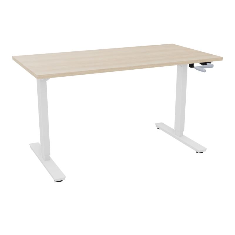 AXEL 2 BUREAU RECT 140X70 PPOBT - SYST. MANIVELLE  RZ SO