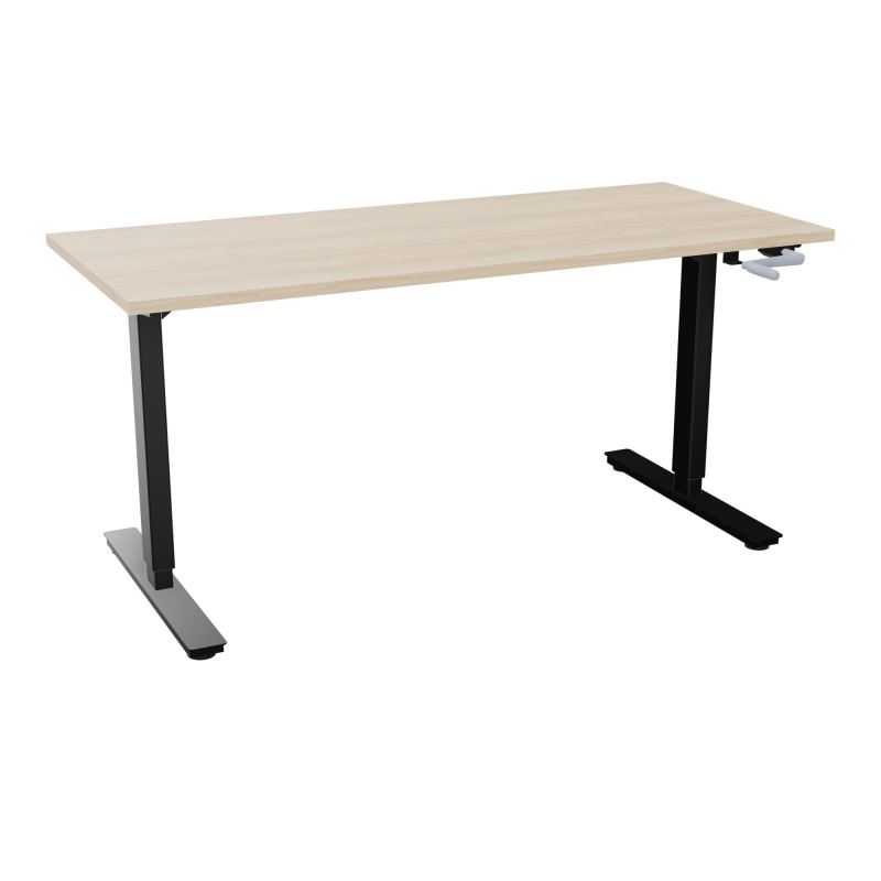 AXEL 2 BUREAU RECT 160X70 PPOBT - SYST. MANIVELLE  RZ SG