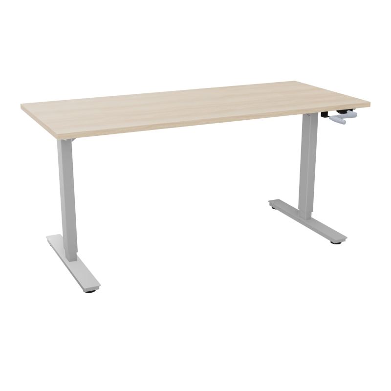 AXEL 2 BUREAU RECT 160X70 PPOBT - SYST. MANIVELLE  RZ Z4