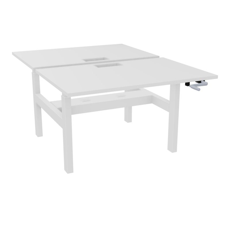 AXEL 2 BENCH 2 x RECT. L120XP80 DECOUPE TRAPPE + GOUL - SYST. MANIVELLE MG SO