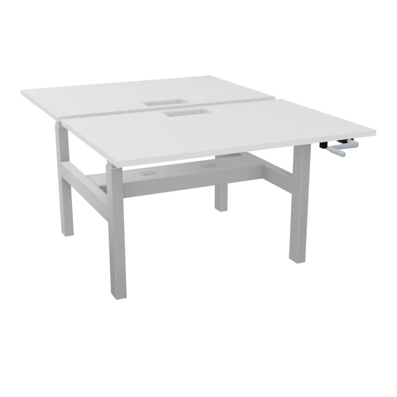 AXEL 2 BENCH 2 x RECT. L120XP80 DECOUPE TRAPPE + GOUL - SYST. MANIVELLE MG Z4