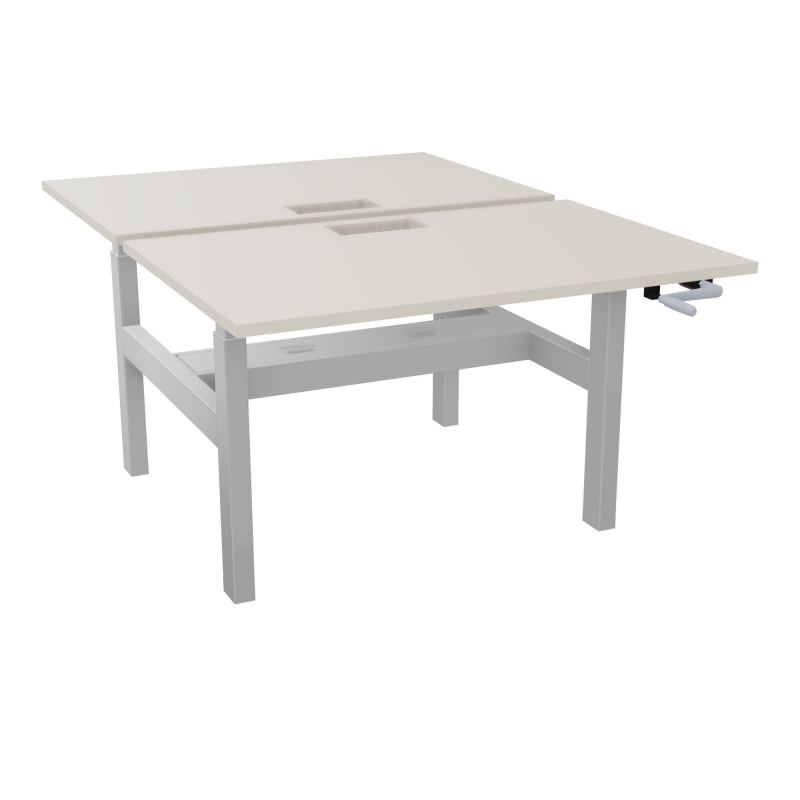 AXEL 2 BENCH 2 x RECT. L120XP80 DECOUPE TRAPPE + GOUL - SYST. MANIVELLE N5 Z4