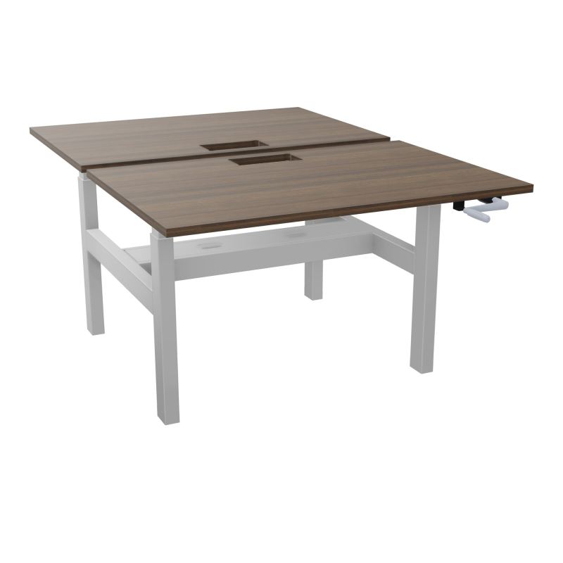 AXEL 2 BENCH 2 x RECT. L120XP80 DECOUPE TRAPPE + GOUL - SYST. MANIVELLE N6 Z4