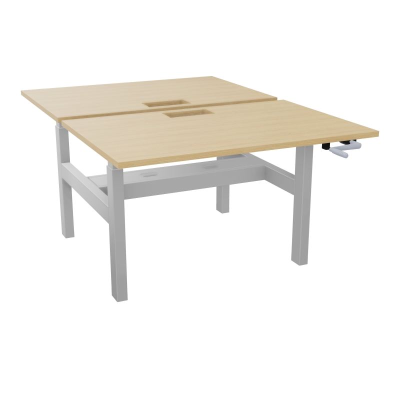 AXEL 2 BENCH 2 x RECT. L120XP80 DECOUPE TRAPPE + GOUL - SYST. MANIVELLE R1 Z4