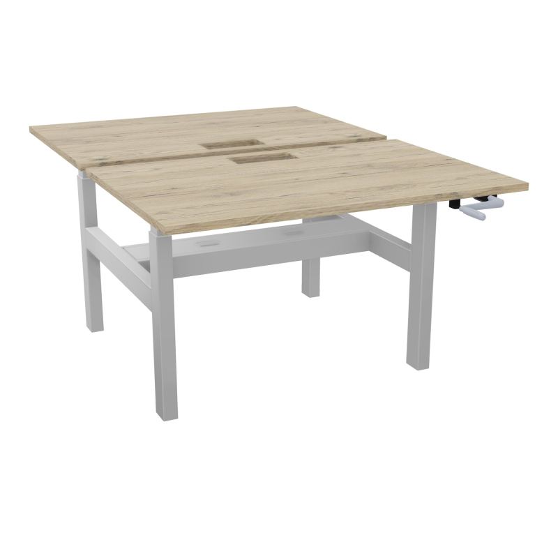 AXEL 2 BENCH 2 x RECT. L120XP80 DECOUPE TRAPPE + GOUL - SYST. MANIVELLE R3 Z4