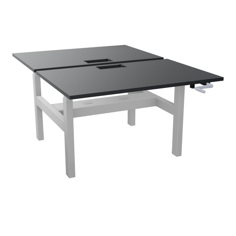 AXEL 2 BENCH 2 x RECT. L120XP80 DECOUPE TRAPPE + GOUL - SYST. MANIVELLE R9 Z4