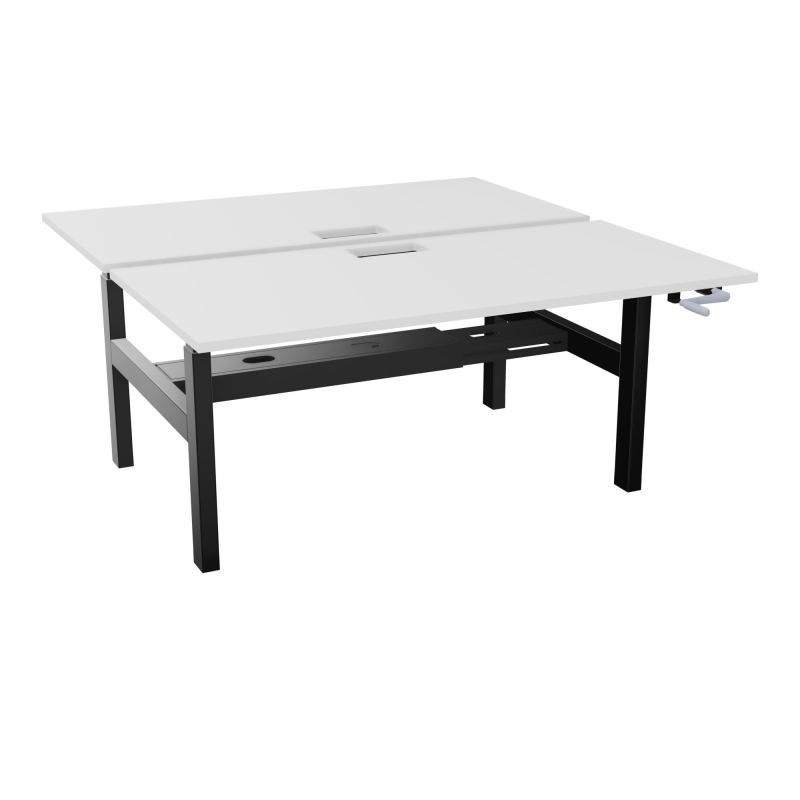 AXEL 2 BENCH 2 x RECT. L160XP80 DECOUPE TRAPPE + GOUL - SYST. MANIVELLE MG SG