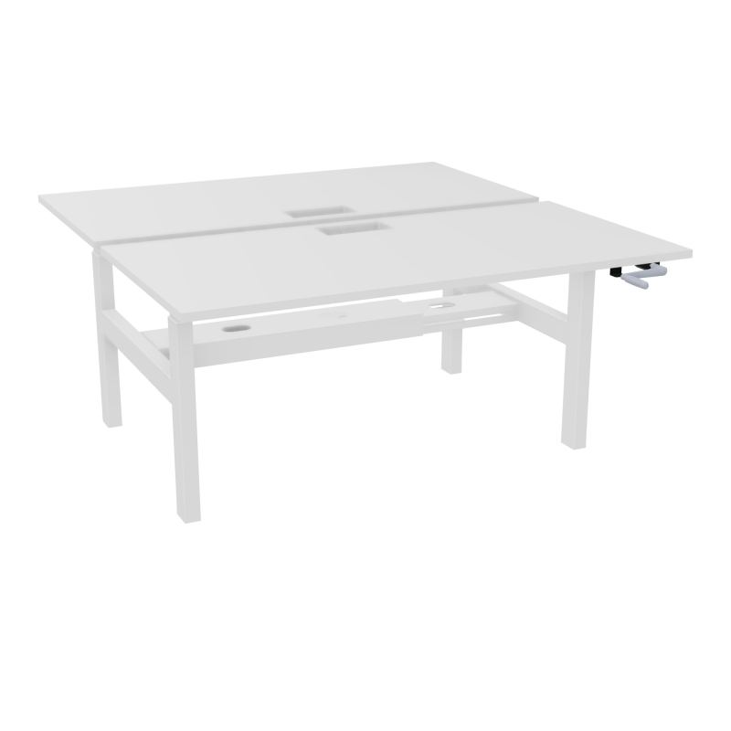 AXEL 2 BENCH 2 x RECT. L160XP80 DECOUPE TRAPPE + GOUL - SYST. MANIVELLE MG SO
