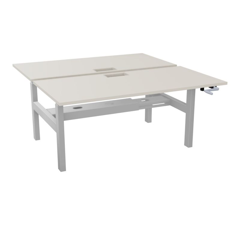AXEL 2 BENCH 2 x RECT. L160XP80 DECOUPE TRAPPE + GOUL - SYST. MANIVELLE N5 Z4