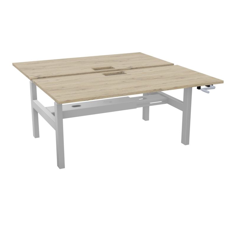 AXEL 2 BENCH 2 x RECT. L160XP80 DECOUPE TRAPPE + GOUL - SYST. MANIVELLE R3 Z4