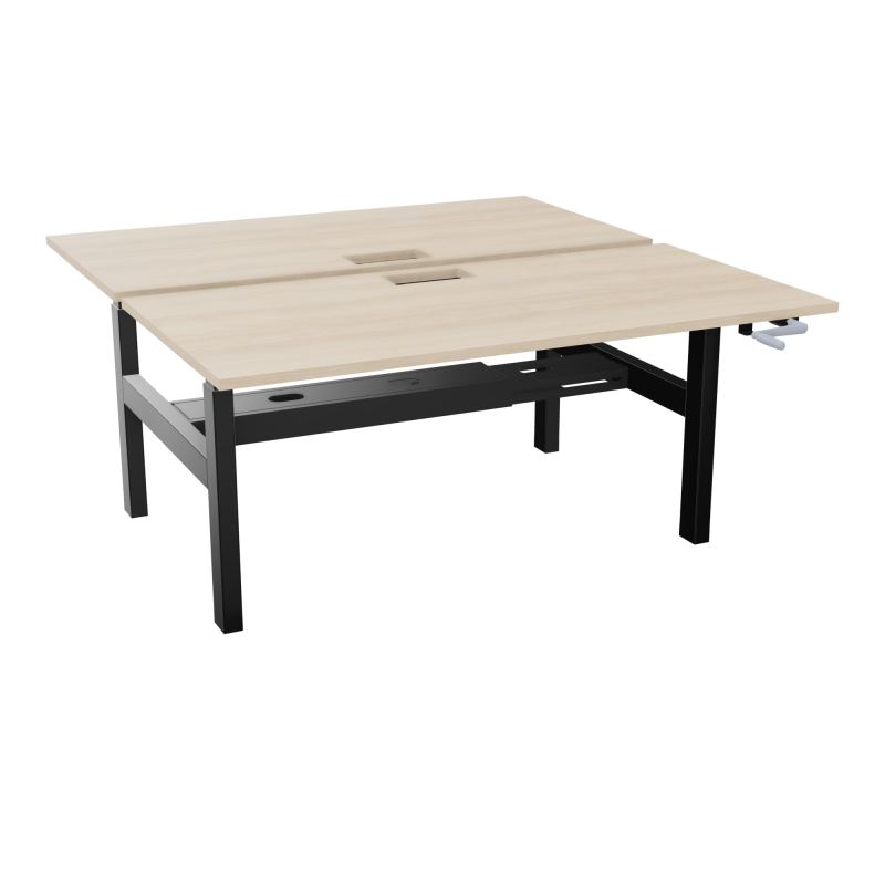 AXEL 2 BENCH 2 x RECT. L160XP80 DECOUPE TRAPPE + GOUL - SYST. MANIVELLE RZ SG