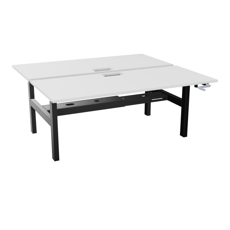 AXEL 2 BENCH 2 x RECT. L180XP80 DECOUPE TRAPPE + GOUL - SYST. MANIVELLE MG SG