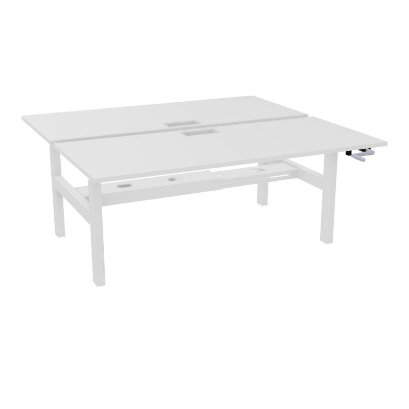 AXEL 2 BENCH 2 x RECT. L180XP80 DECOUPE TRAPPE + GOUL - SYST. MANIVELLE MG SO