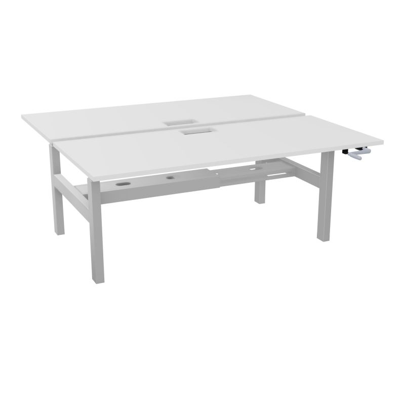 AXEL 2 BENCH 2 x RECT. L180XP80 DECOUPE TRAPPE + GOUL - SYST. MANIVELLE MG Z4