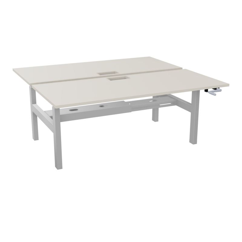 AXEL 2 BENCH 2 x RECT. L180XP80 DECOUPE TRAPPE + GOUL - SYST. MANIVELLE N5 Z4
