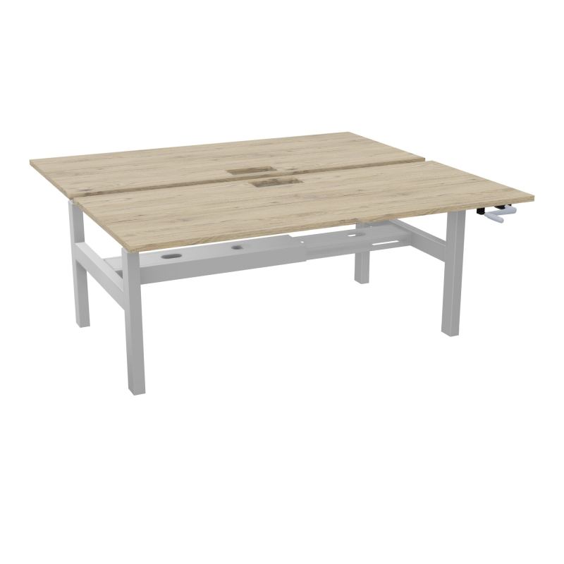AXEL 2 BENCH 2 x RECT. L180XP80 DECOUPE TRAPPE + GOUL - SYST. MANIVELLE R3 Z4
