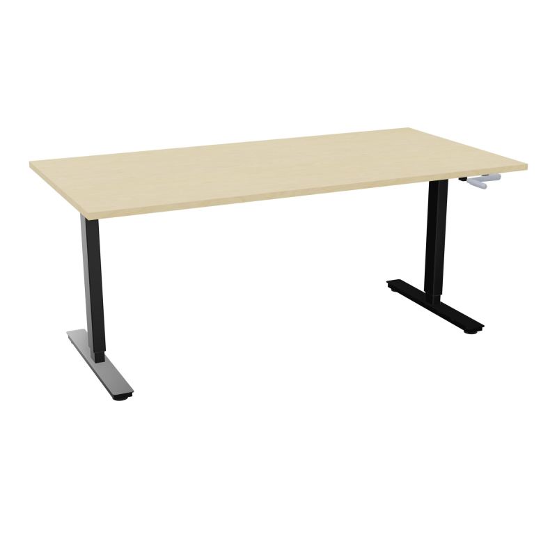 AXEL 2 BUREAU RECT 180X90 PPOBT - SYST. MANIVELLE  N8 SG
