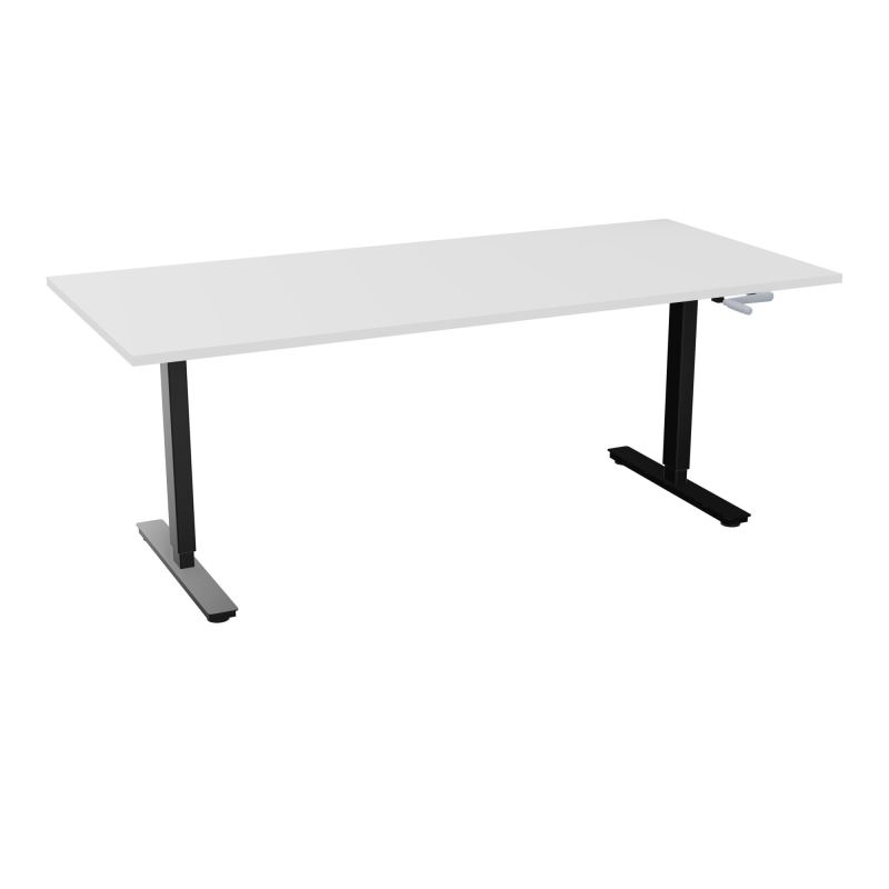 AXEL 2 BUREAU RECT 200X90 PPOBT - SYST. MANIVELLE  MG SG