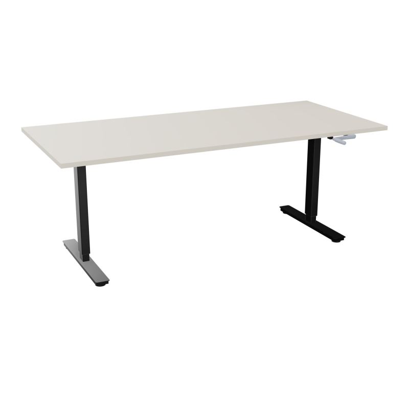 AXEL 2 BUREAU RECT 200X90 PPOBT - SYST. MANIVELLE  N5 SG