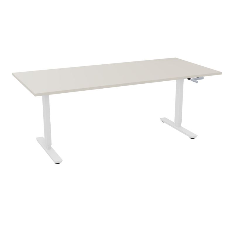 AXEL 2 BUREAU RECT 200X90 PPOBT - SYST. MANIVELLE  N5 SO