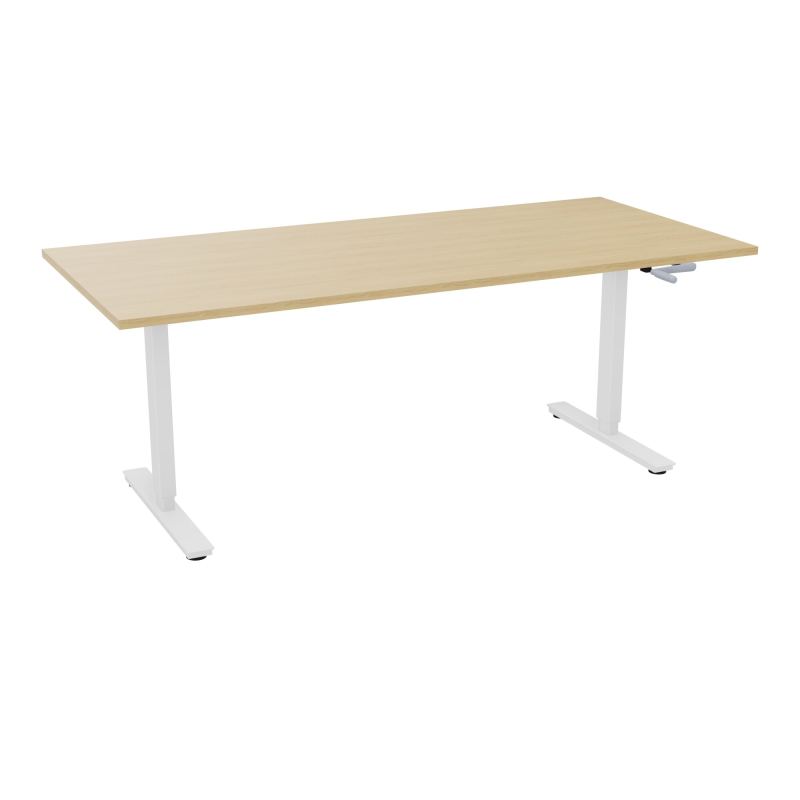 AXEL 2 BUREAU RECT 200X90 PPOBT - SYST. MANIVELLE  R1 SO