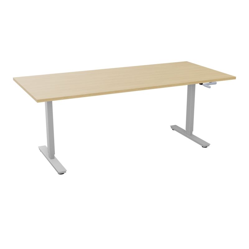AXEL 2 BUREAU RECT 200X90 PPOBT - SYST. MANIVELLE  R1 Z4