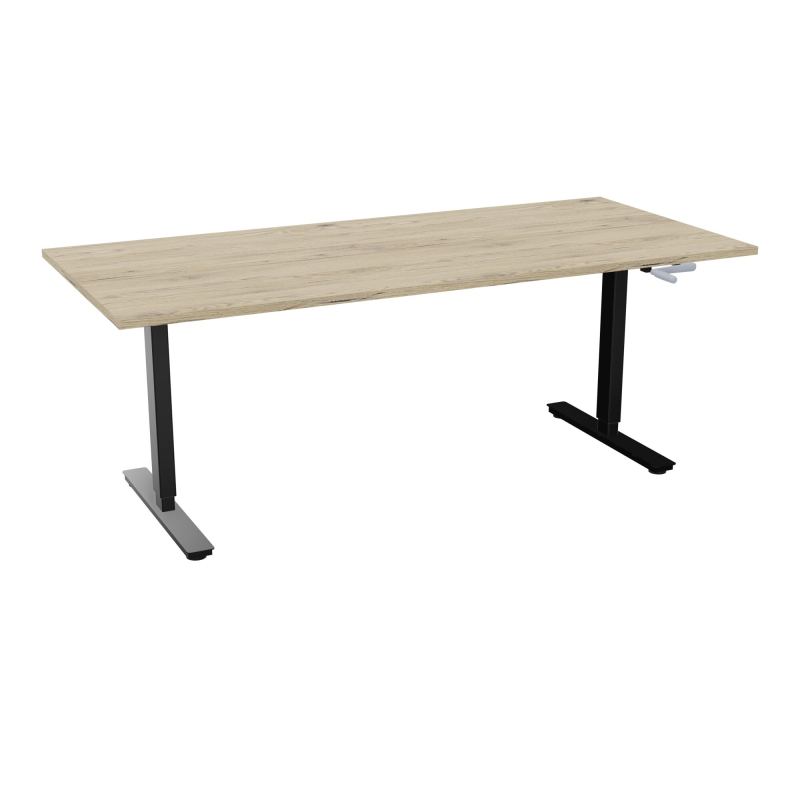 AXEL 2 BUREAU RECT 200X90 PPOBT - SYST. MANIVELLE  R3 SG