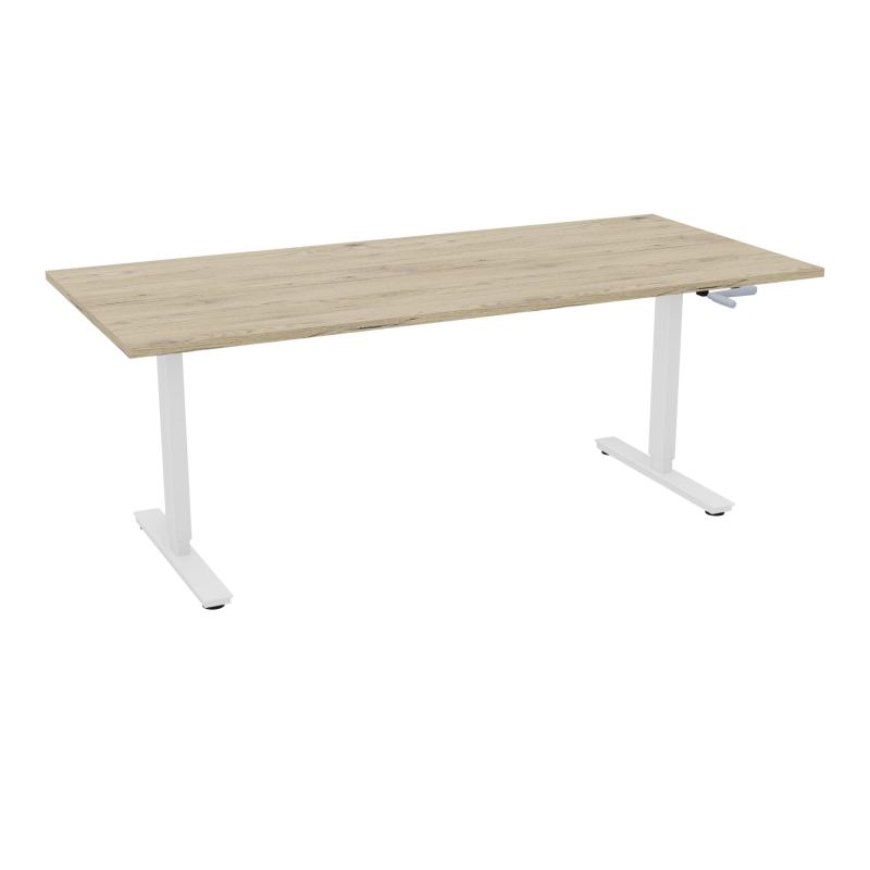 AXEL 2 BUREAU RECT 200X90 PPOBT - SYST. MANIVELLE  R3 SO
