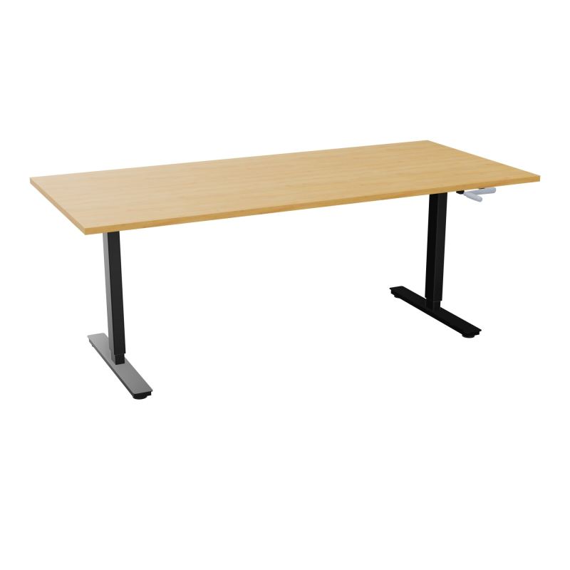 AXEL 2 BUREAU RECT 200X90 PPOBT - SYST. MANIVELLE  R5 SG