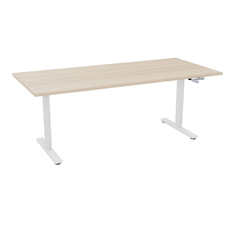 AXEL 2 BUREAU RECT 200X90 PPOBT - SYST. MANIVELLE  RZ SO