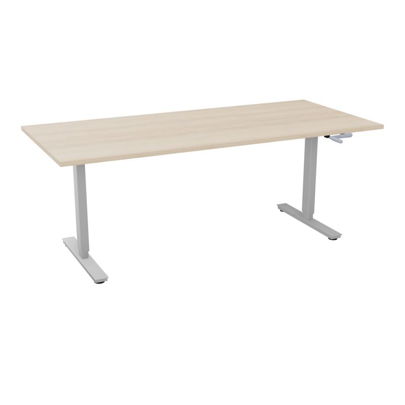 AXEL 2 BUREAU RECT 200X90 PPOBT - SYST. MANIVELLE  RZ Z4
