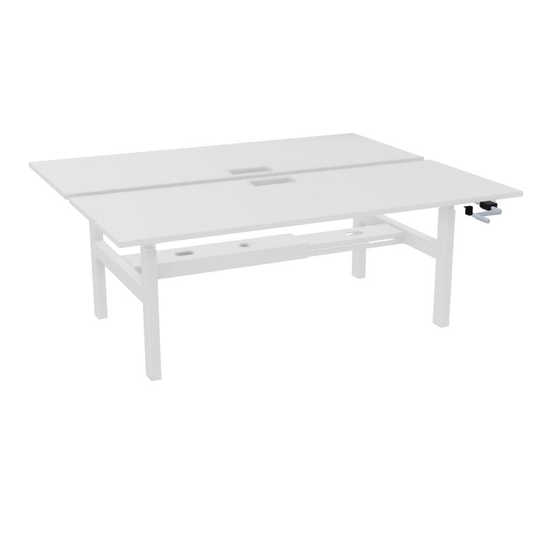 AXEL 2 BENCH 2 x RECT. L200XP80 DECOUPE TRAPPE + GOUL - SYST. MANIVELLE MG SO