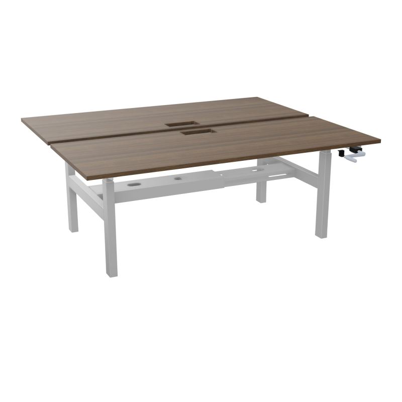 AXEL 2 BENCH 2 x RECT. L200XP80 DECOUPE TRAPPE + GOUL - SYST. MANIVELLE N6 Z4