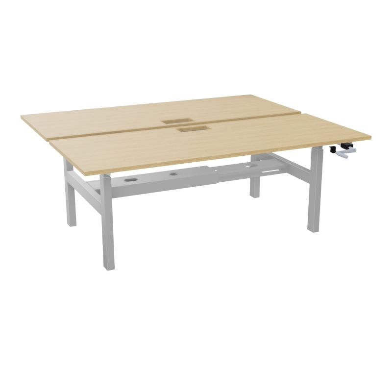 AXEL 2 BENCH 2 x RECT. L200XP80 DECOUPE TRAPPE + GOUL - SYST. MANIVELLE R1 Z4