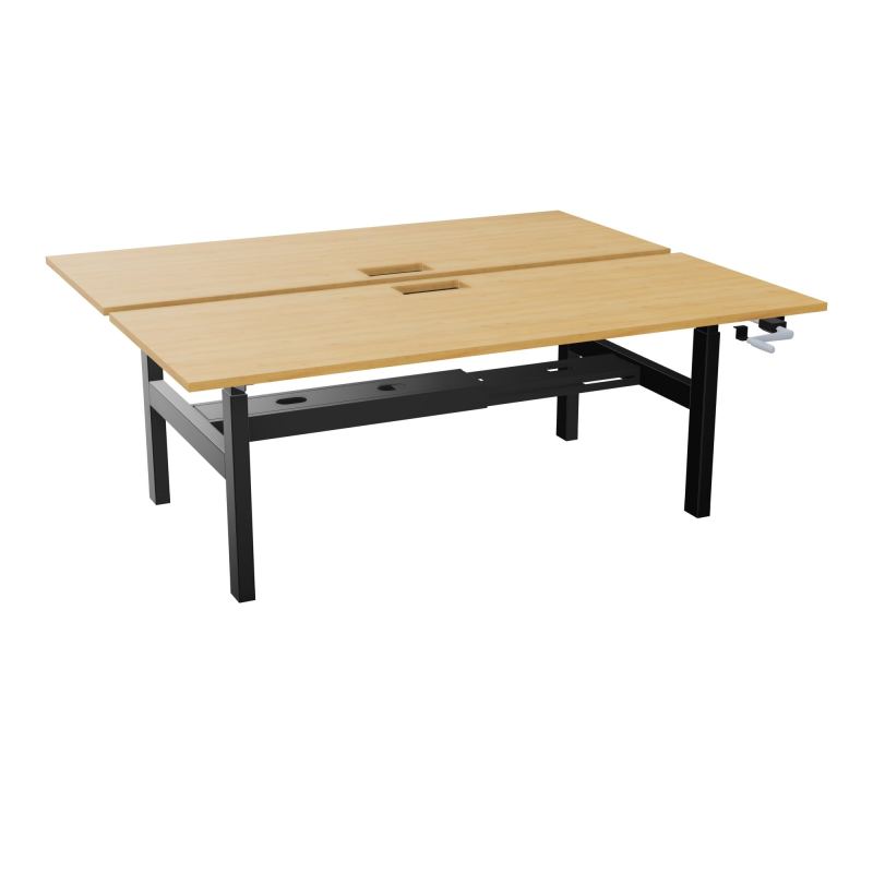AXEL 2 BENCH 2 x RECT. L200XP80 DECOUPE TRAPPE + GOUL - SYST. MANIVELLE R5 SG
