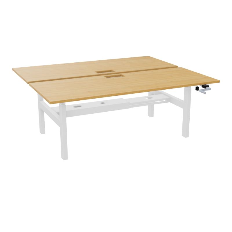AXEL 2 BENCH 2 x RECT. L200XP80 DECOUPE TRAPPE + GOUL - SYST. MANIVELLE R5 SO