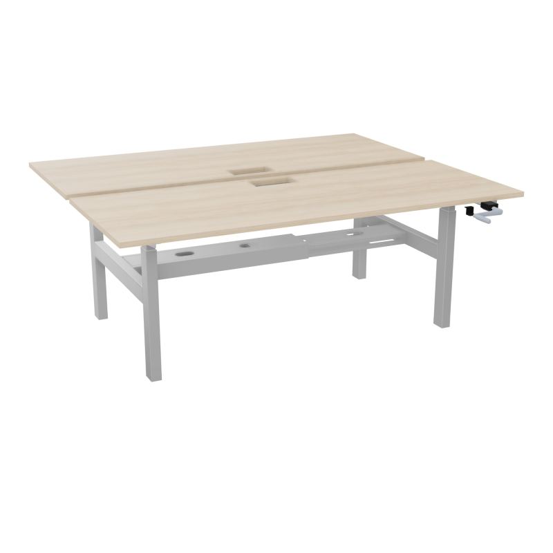 AXEL 2 BENCH 2 x RECT. L200XP80 DECOUPE TRAPPE + GOUL - SYST. MANIVELLE RZ Z4